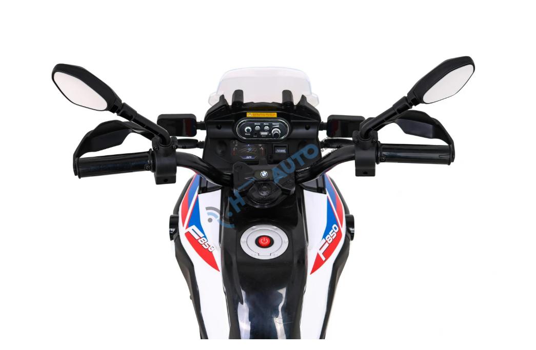 Elektrická motorka BMW F850 GS – biela