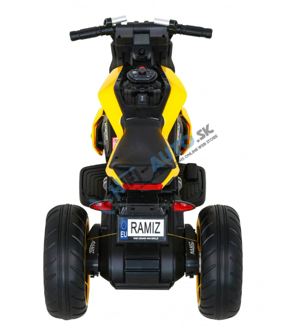 Detská elektrická motorka Future žltá