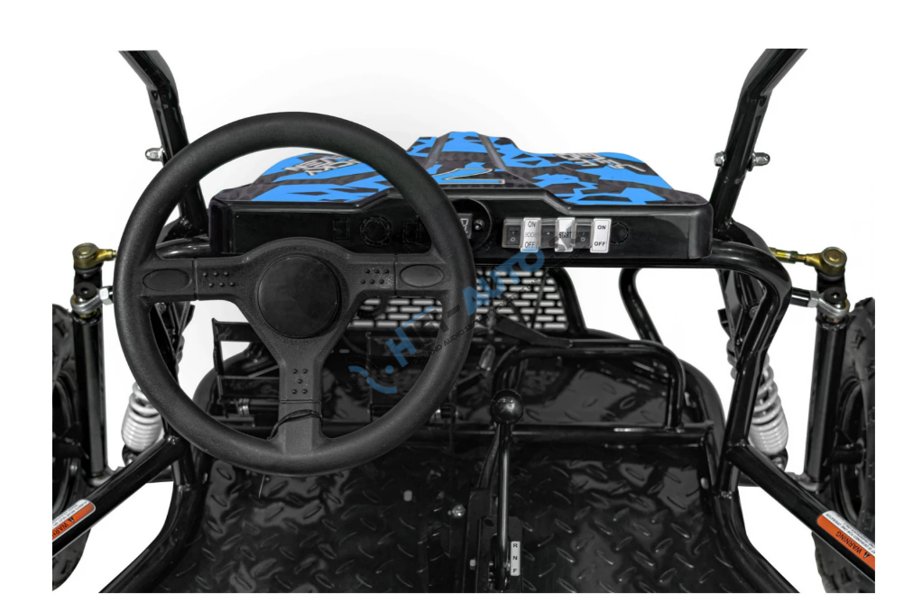 Detská bugina benzínová LUCKY SEVEN LIFT 125 cm3 – modrá