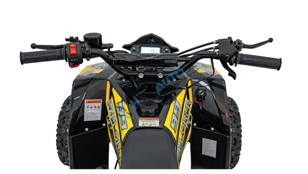 Benzínová štvorkolka EXPLORER 110CC, žltá farba