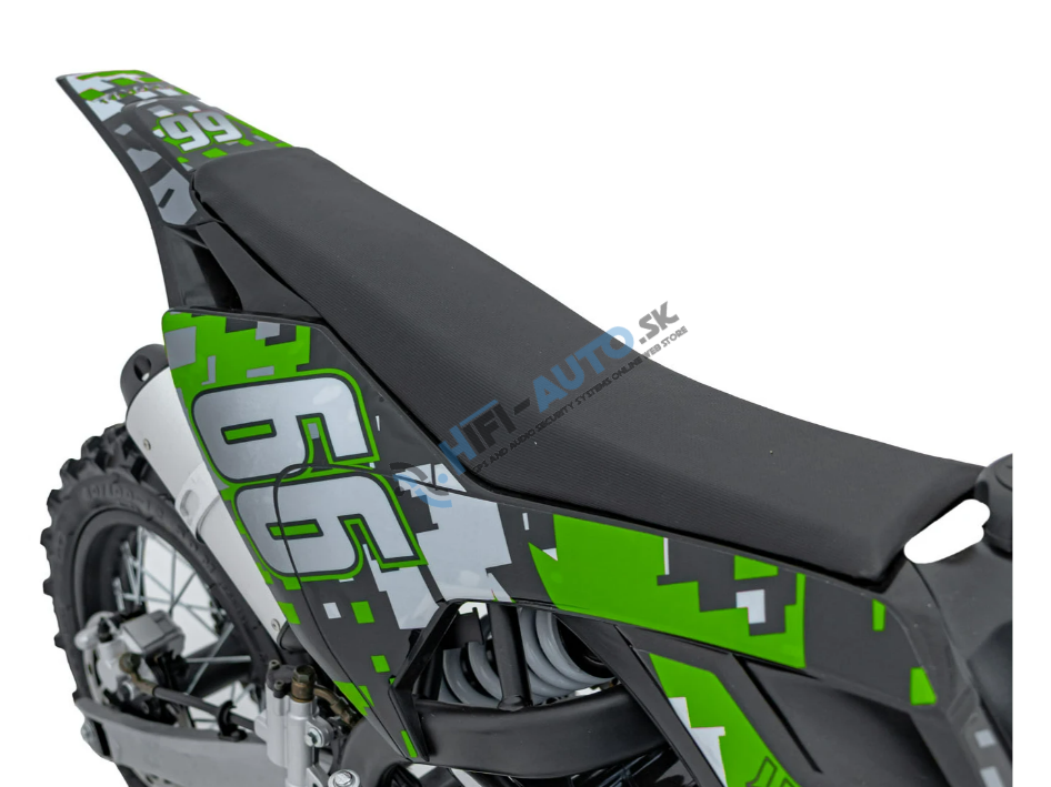 Detská benzínová motorka 110CM IMMORTAL – zelená