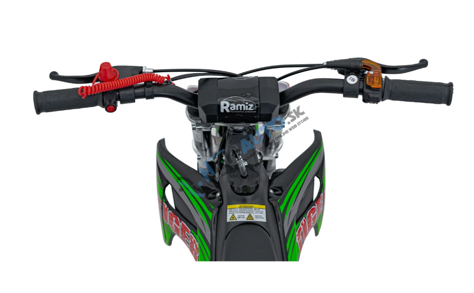 Benzínová motorka 49CC TIGER, zelená farba