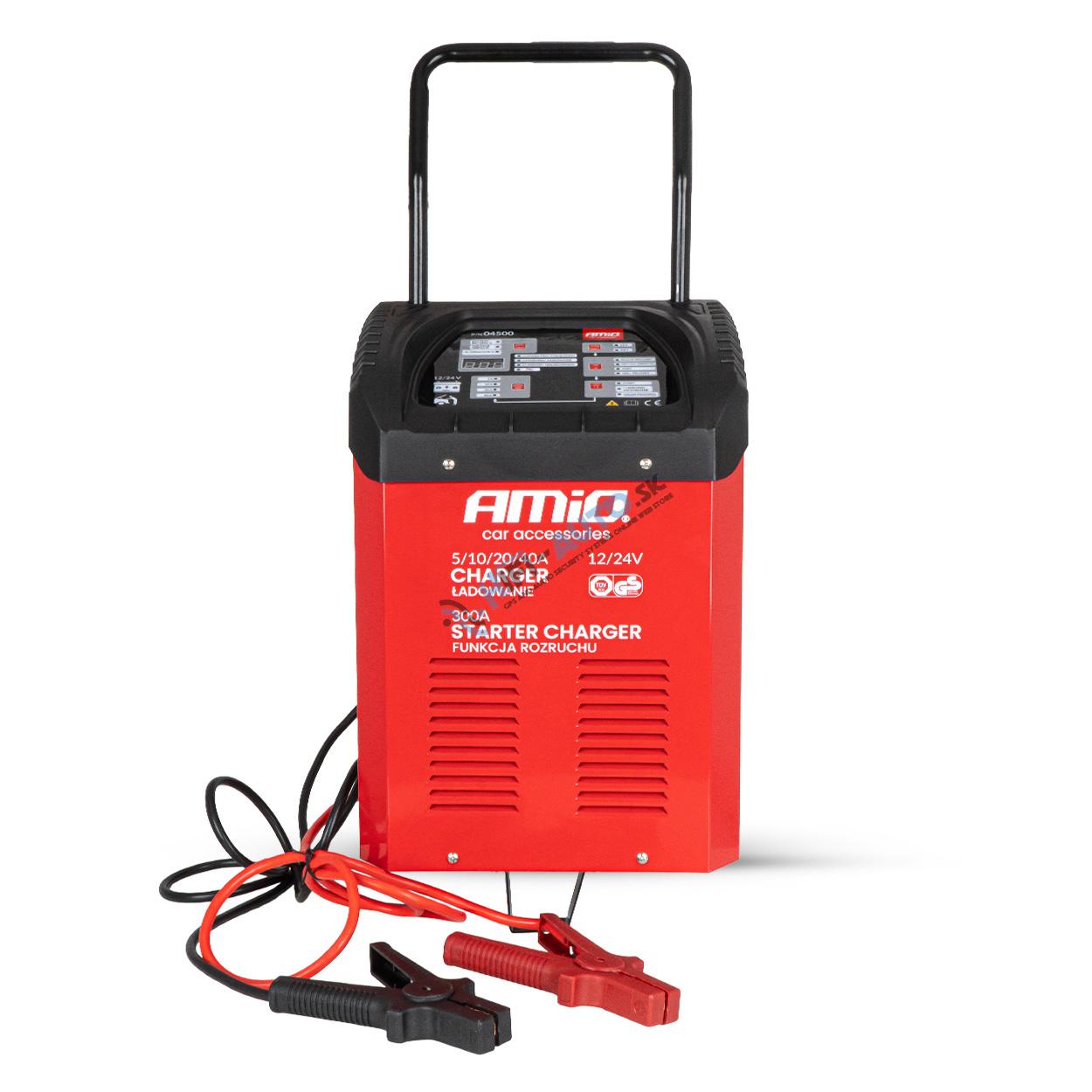 Autonabíjačka s funkciou štartovania max. 40A 12/24V Štartovanie 300A