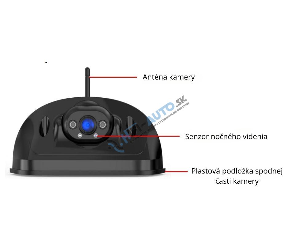DVR Bezdrôtový Wifi AHD set s kamerou pre dodávky