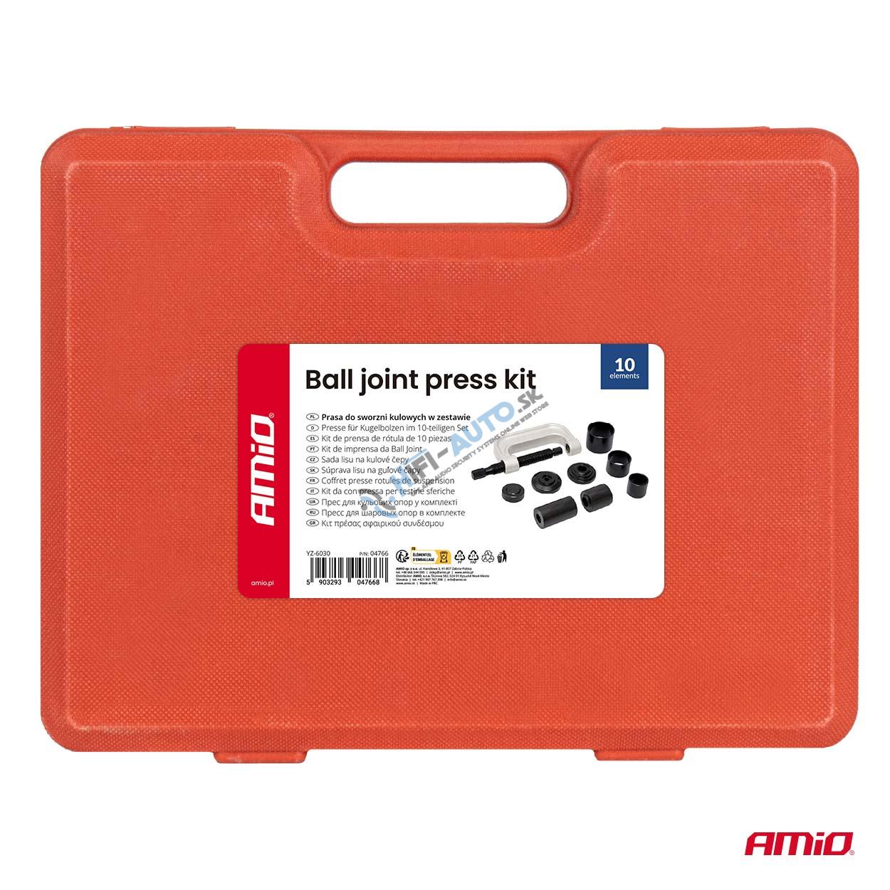 Súprava lisu na guľové čapy