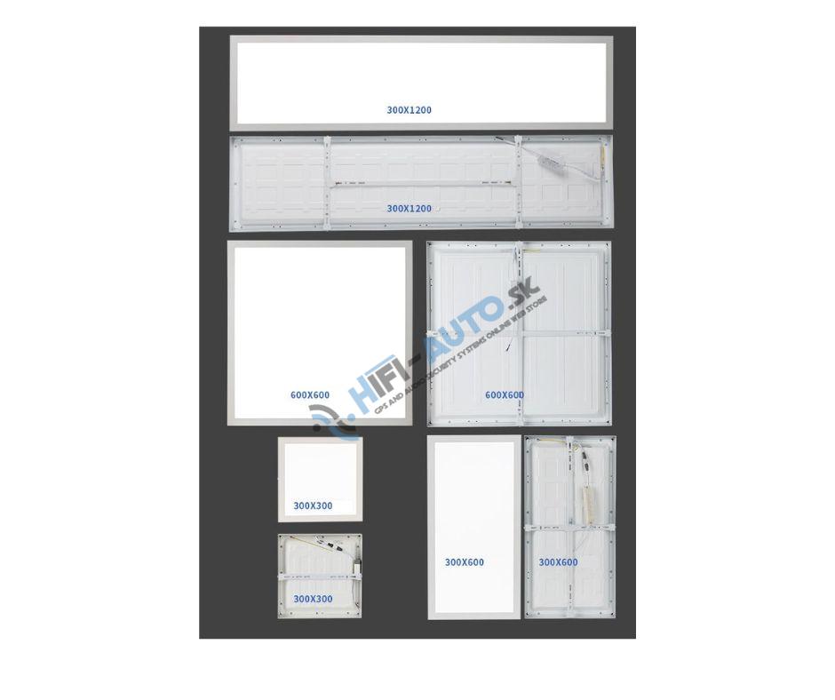LED panel 60×120 cm – 140 W, 6500K (studená biela)