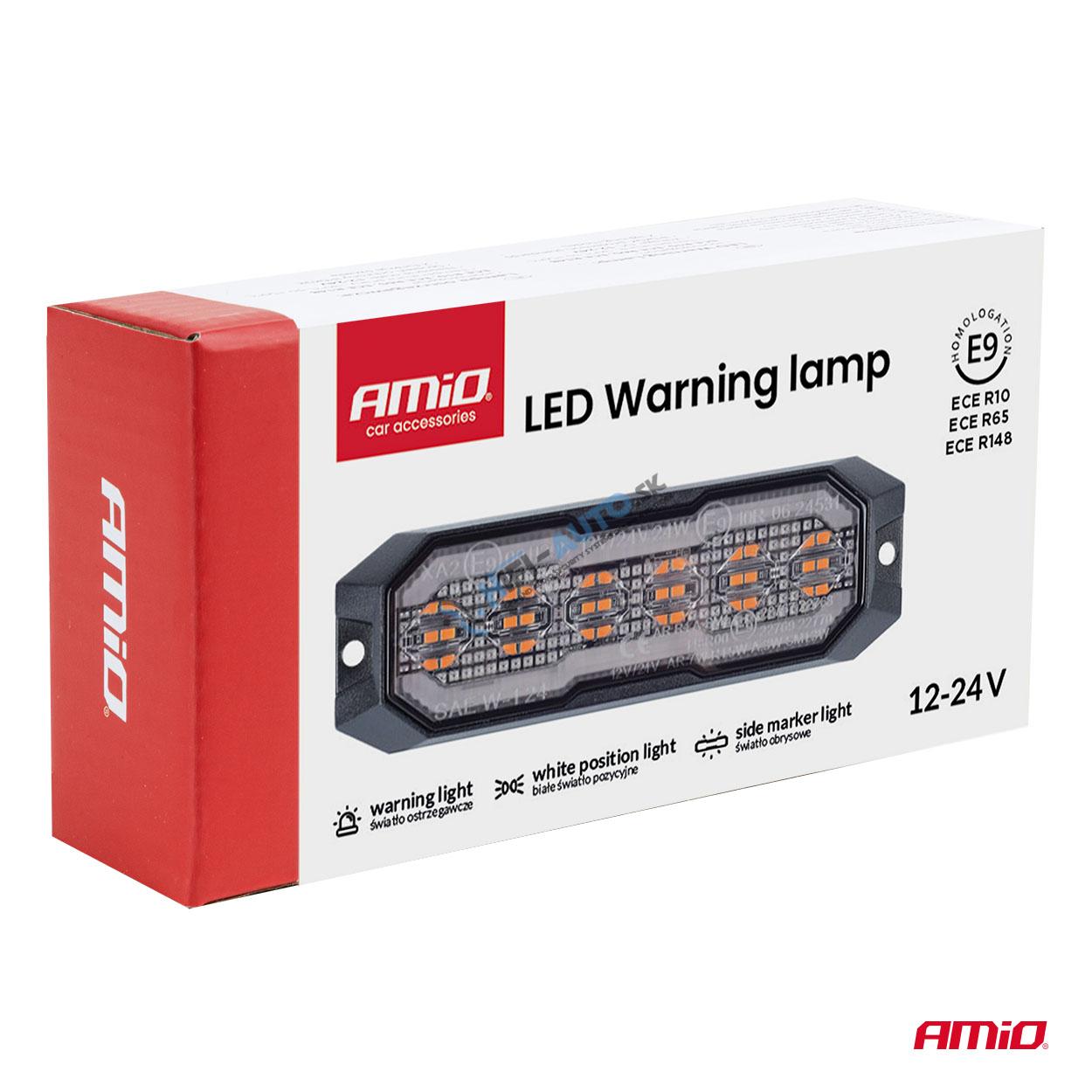 Výstražné osvetlenie SLIM R65 R148 12V 24V 24W