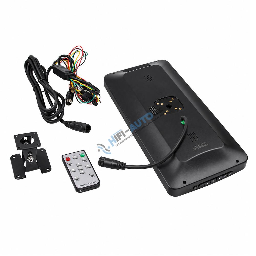 AHD kamerový set s monitorom 12,3", dvojitá kamera na ramene, DVR, ľavá strana