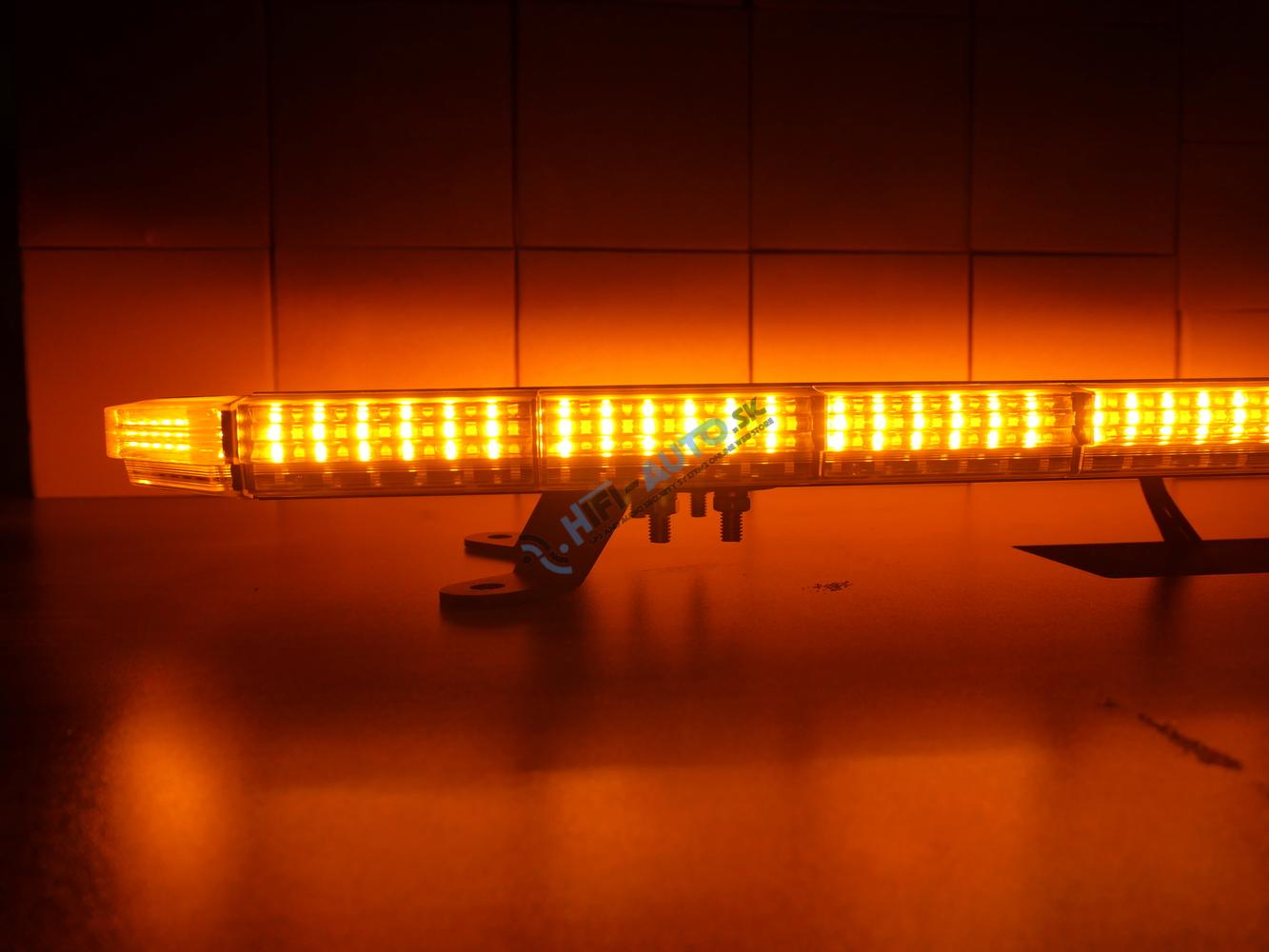 LED rampa 1400mm, oranžová + biela, 10-30V, ECE R65