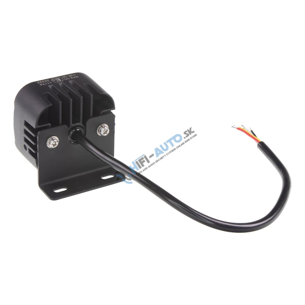 PREDATOR 4x3W LED, 12-24V, oranžový, ECE R65 na L držiaku