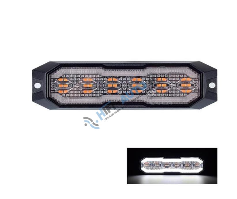 PROFI výstražné/pozičné LED svetlo, oranžové + biele, 12-24V, ECE R65