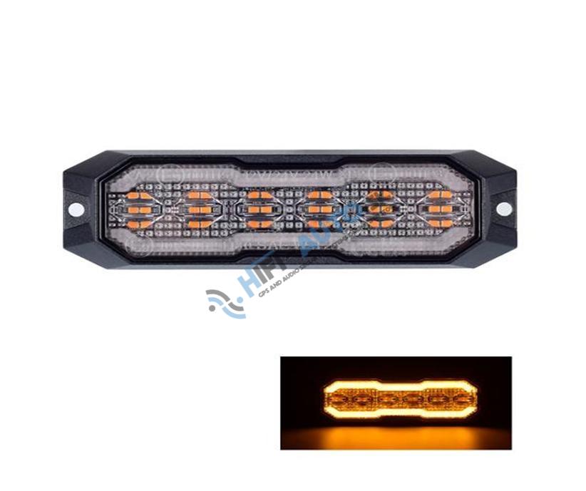 PROFI výstražné/bočné LED svetlo, oranžové + oranžové, 12-24V, ECE R65