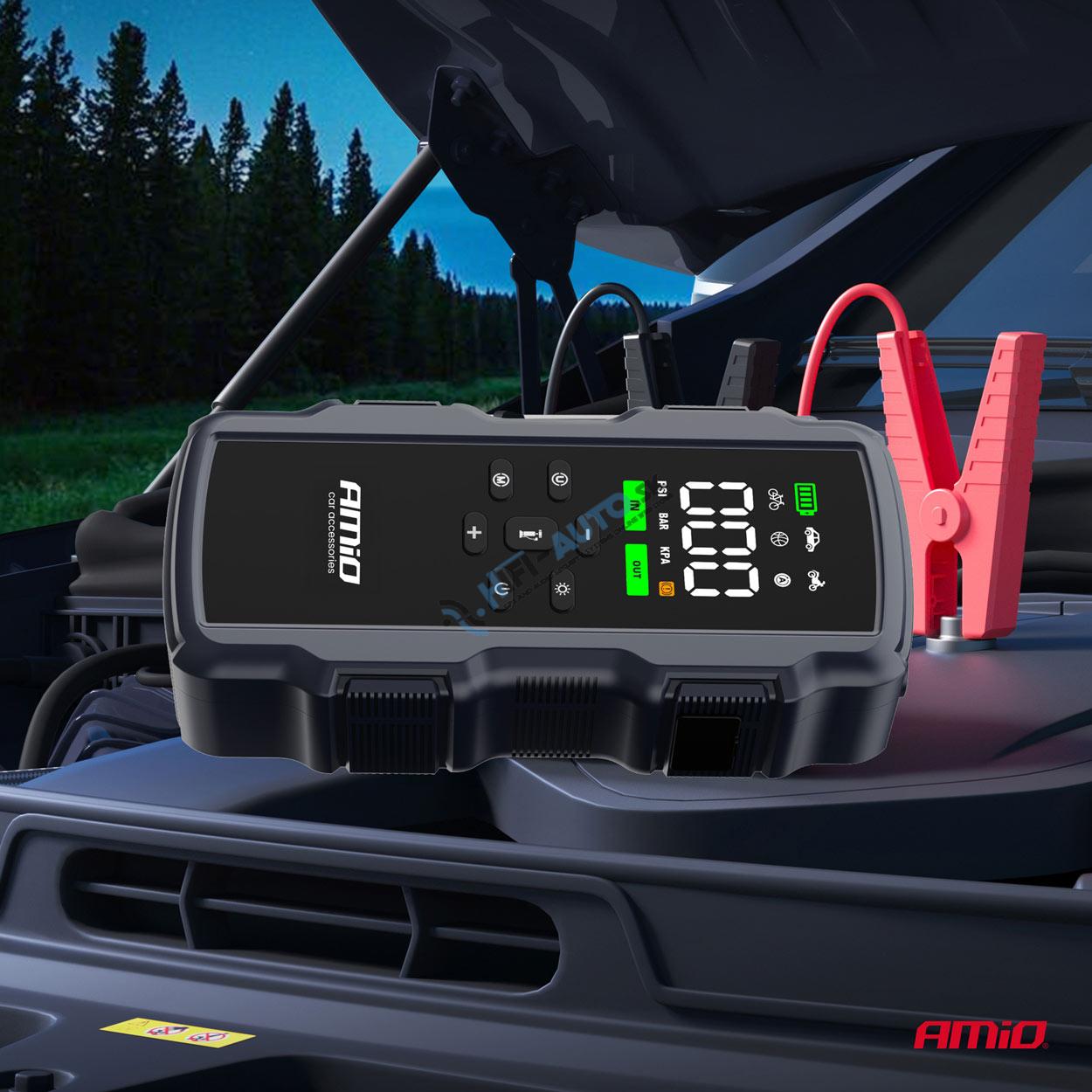 Štartovací zdroj 4v1, 12V 17Ah 900A 4in1