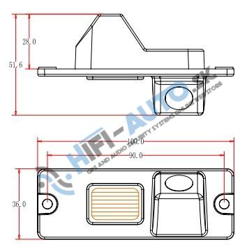 Cúvacia kamera MITSUBISHI Pajero
