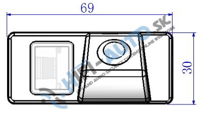 Cúvacia kamera TOYOTA LAND CRUISER