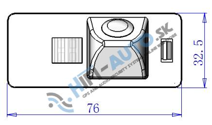 Cúvacia kamera AUDI A4L, TT