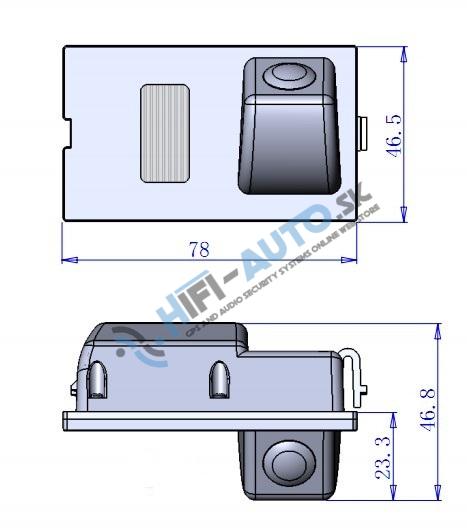 Cúvacia kamera LAND ROVER