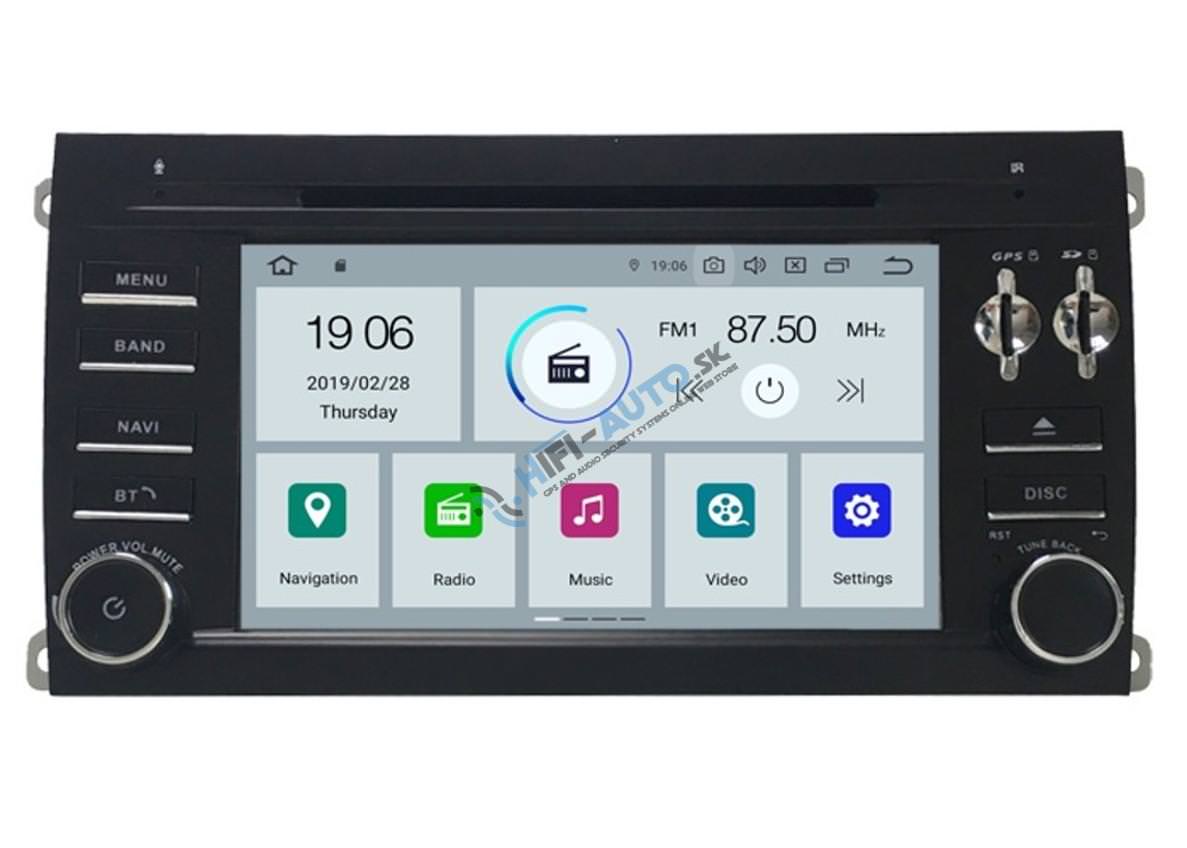 ANDROID 14 Porsche Cayenne autorádio