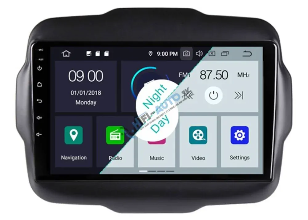 ANDROID 14 Jeep Renegade autorádio