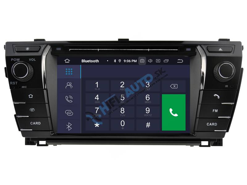 ANDROID 14 Toyota Corolla autorádio