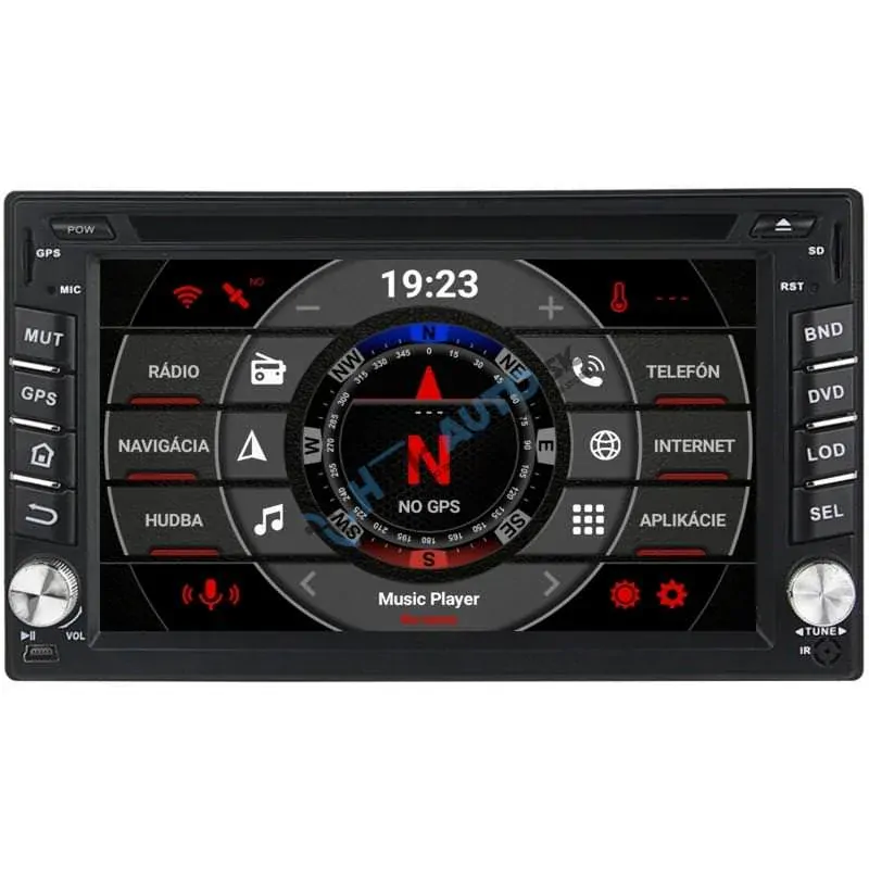 ANDROID 14 2DIN autorádio WIFI, GPS, USB