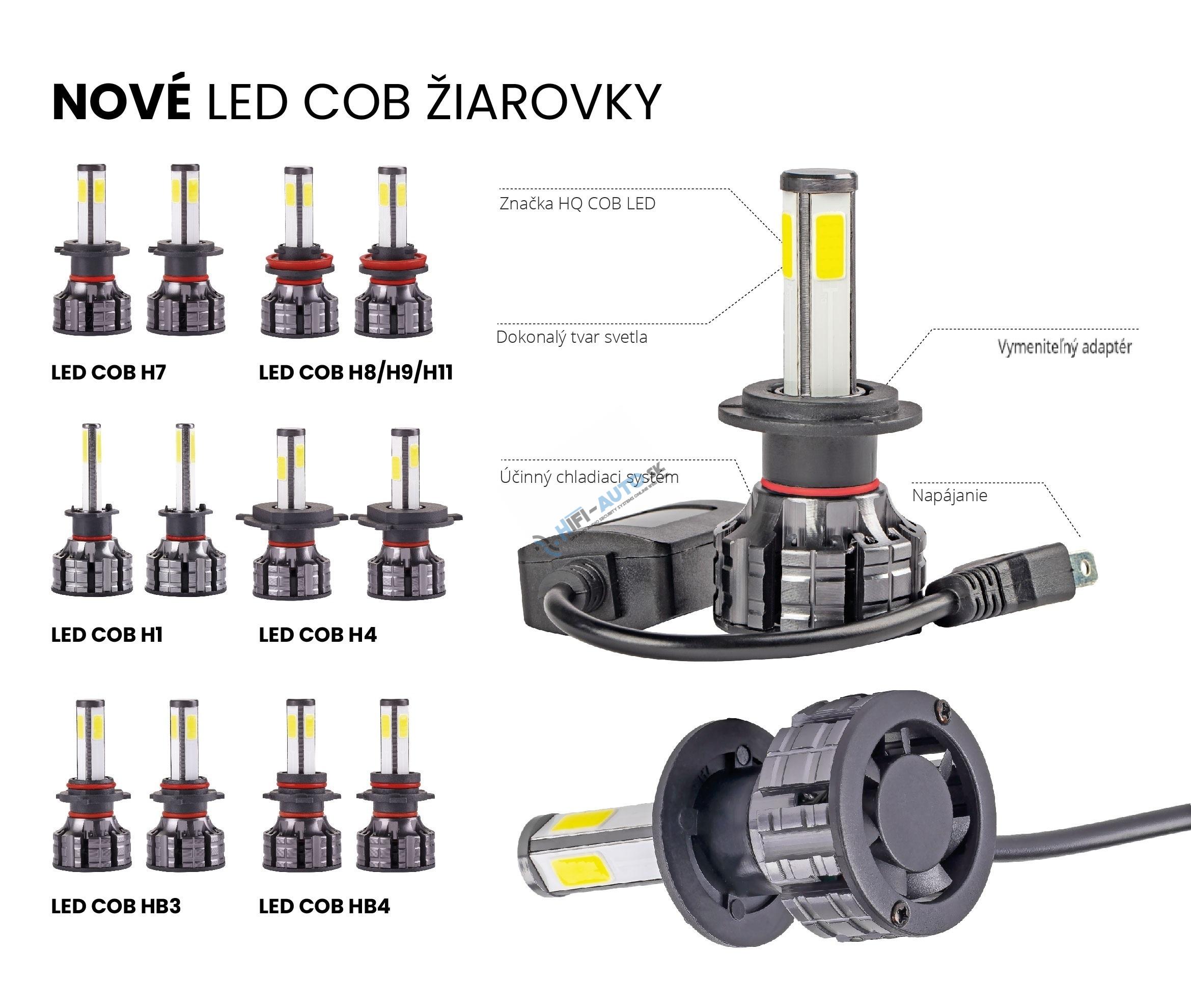 LED prestavbová sada COB series H7