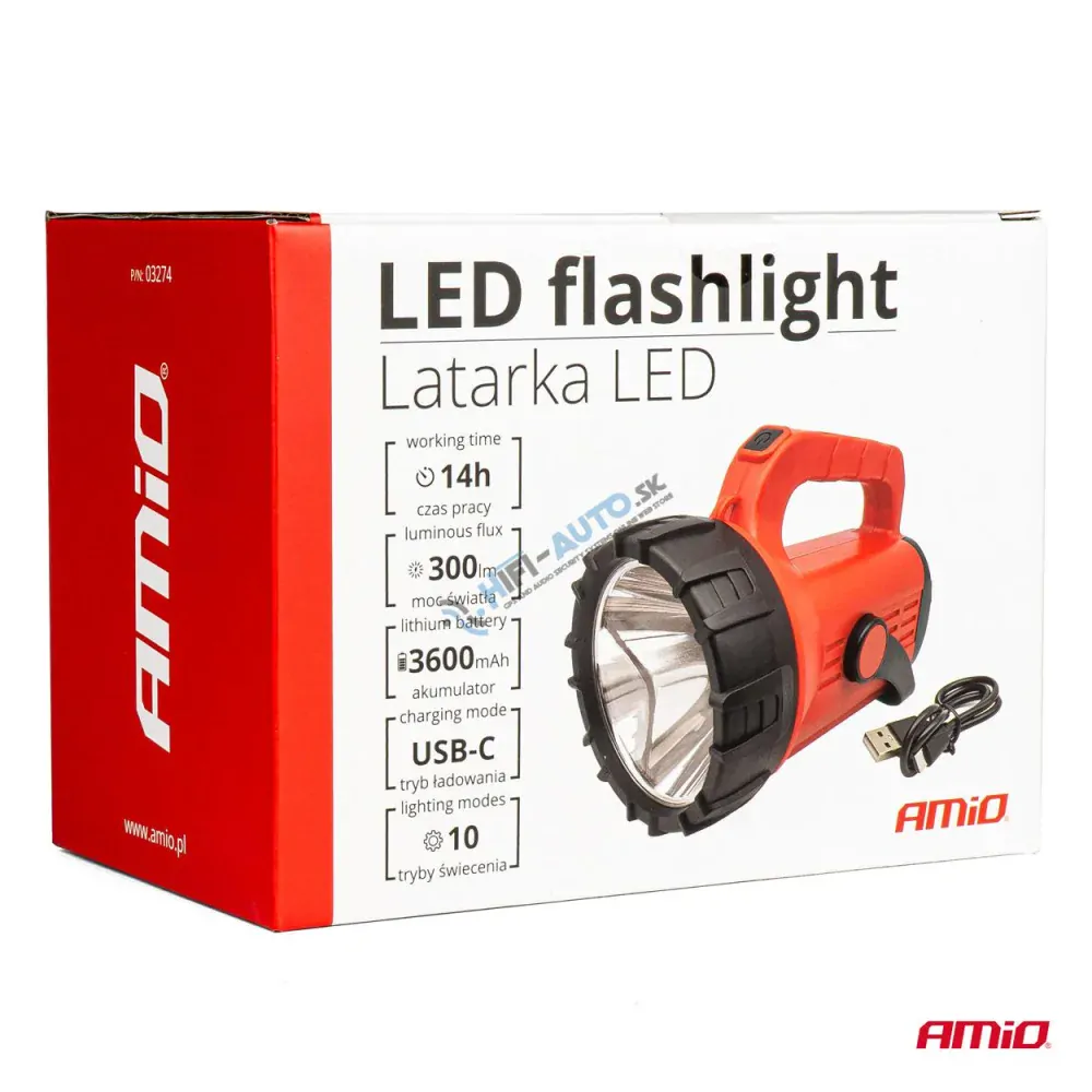 LED pracovná baterka WT18