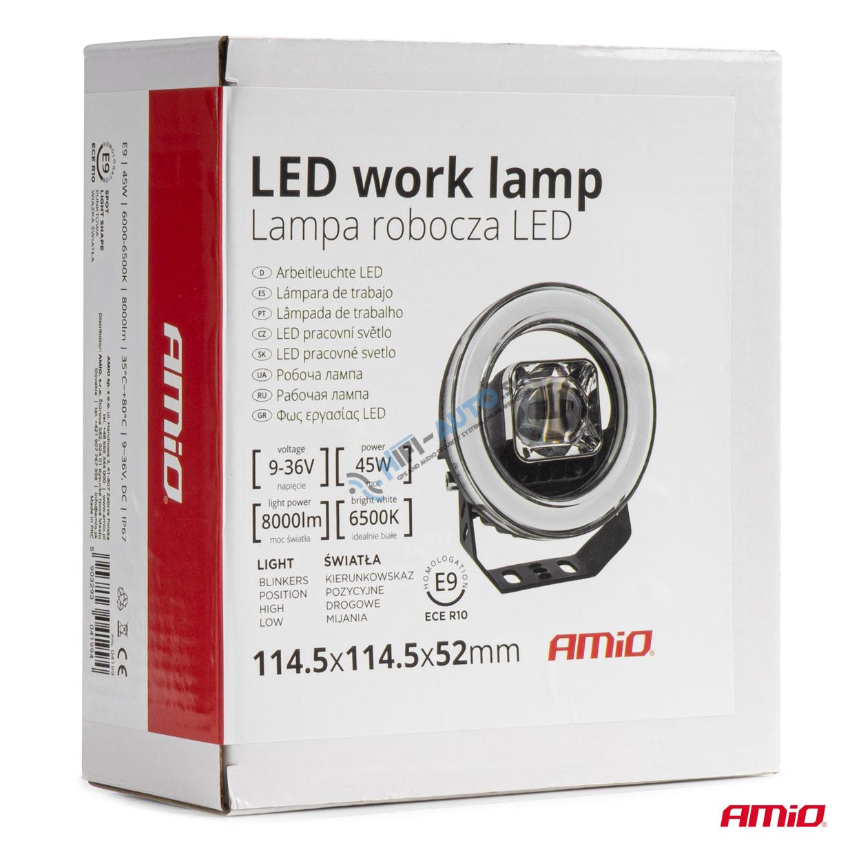 Pracovné LED svetlo AWL58 45W 6500K 8000lm 9-36V