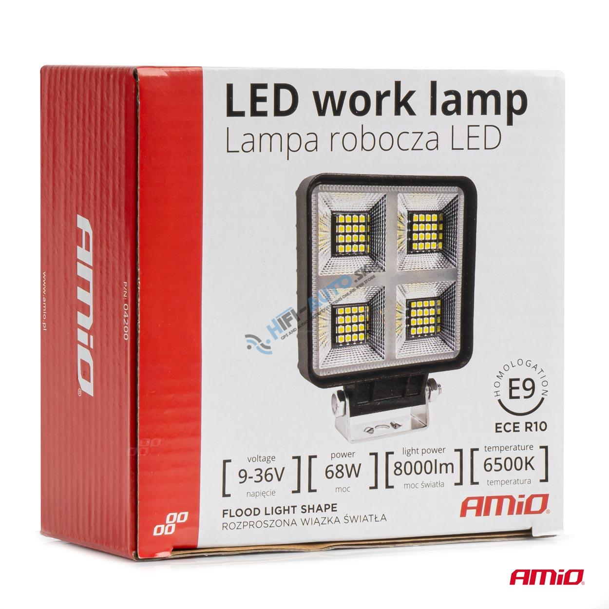 Pracovné LED svetlo AWL59 68W 6500K 8000lm 9-36V