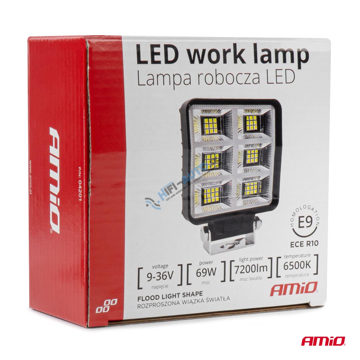Pracovné LED svetlo AWL60 69W 6500K 7200lm 9-36V