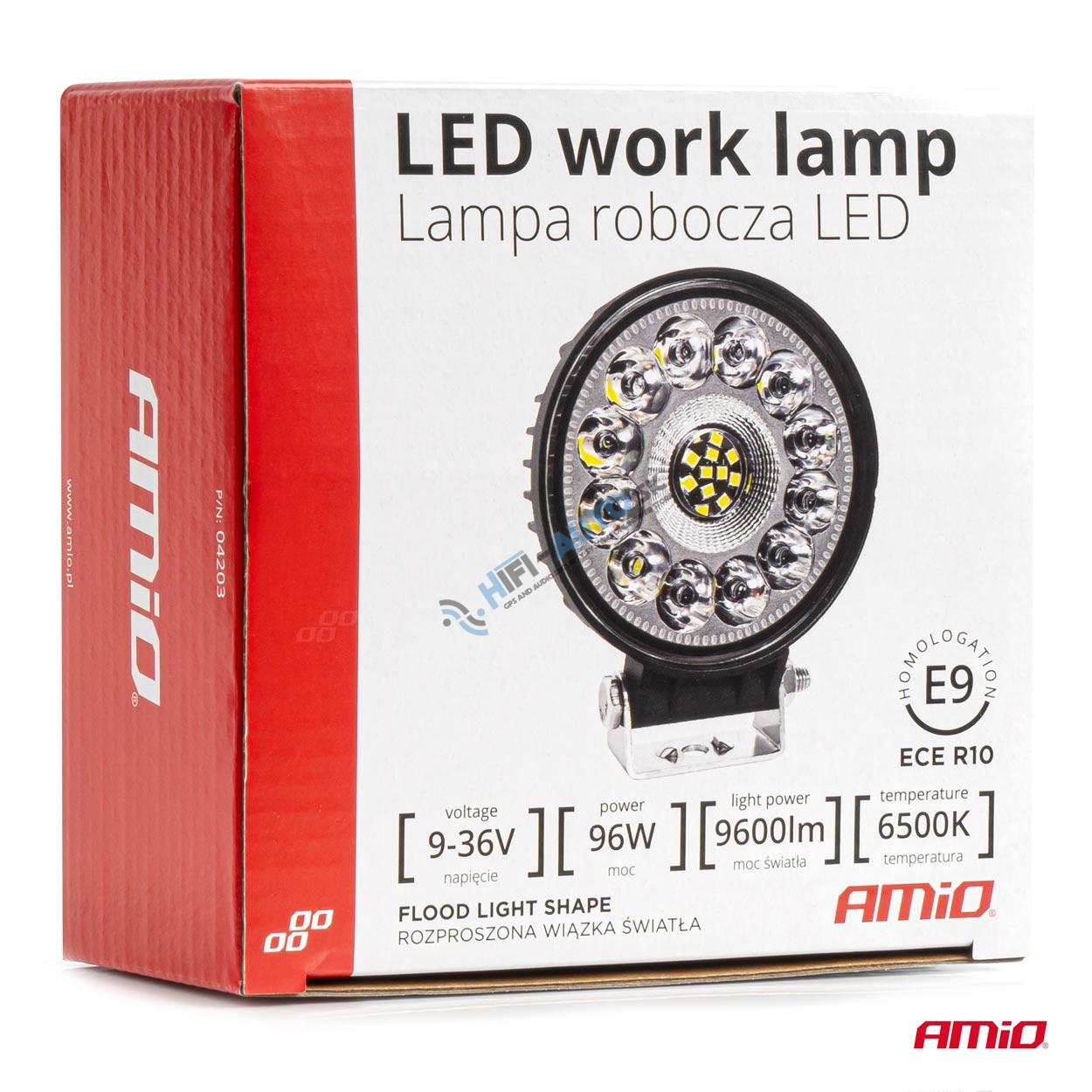 Pracovné LED svetlo AWL63 20W 6500K 4000lm 9-36V