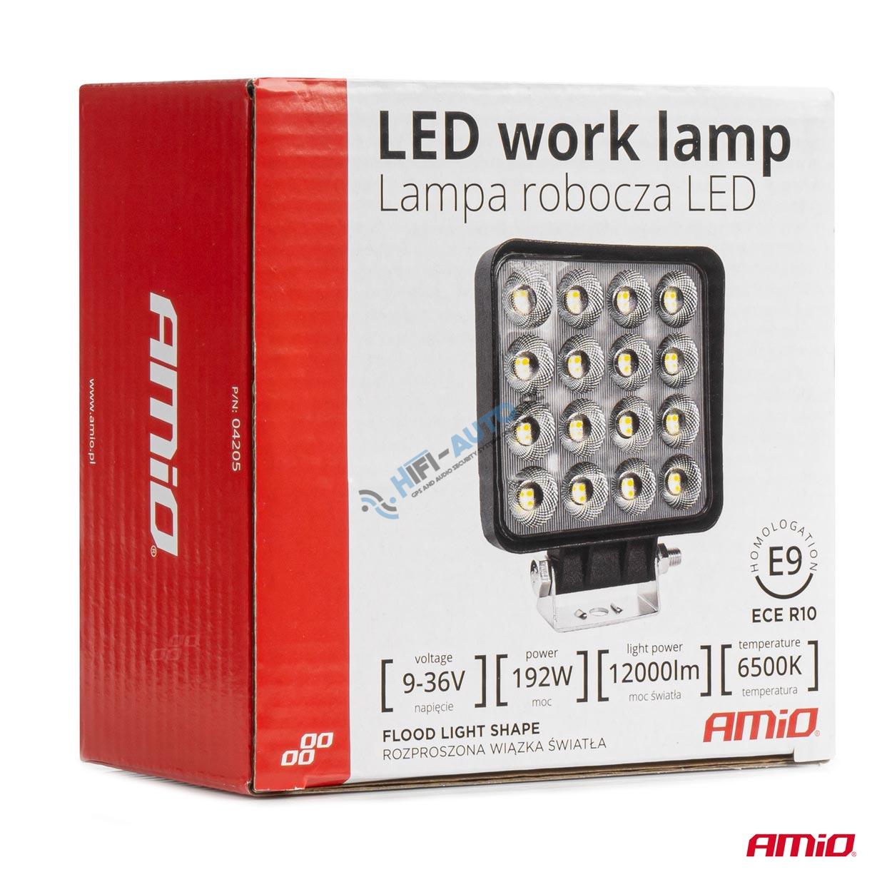 Pracovné LED svetlo AWL64 192W 6500K 12000lm 9-36V