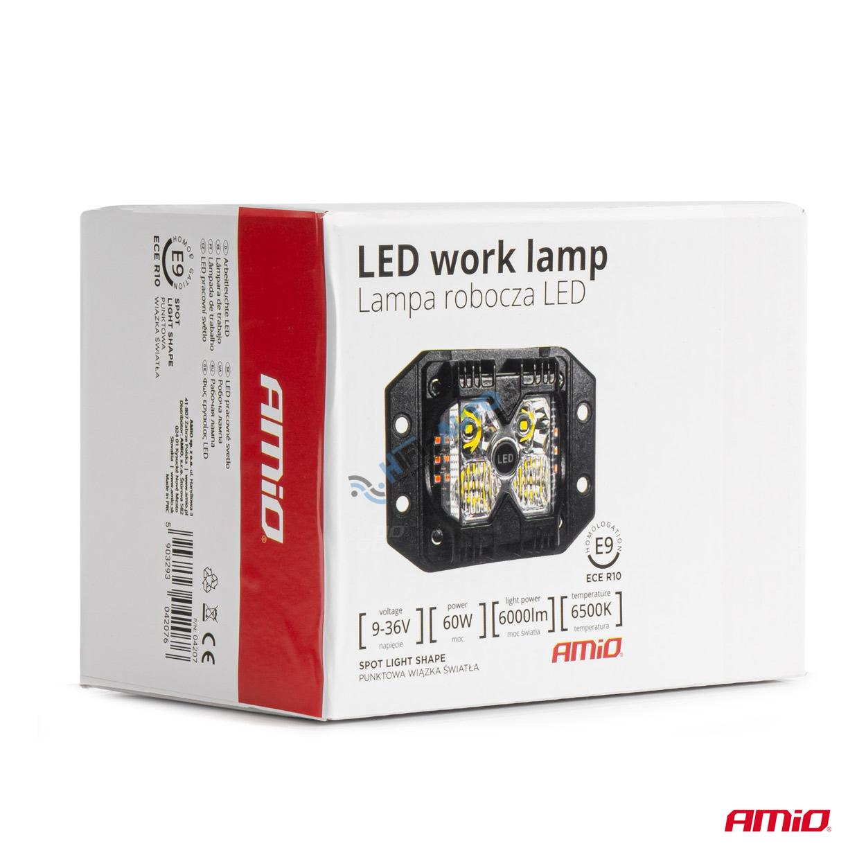 Pracovné LED svetlo AWL66 60W 6500K 6000lm 9-36V