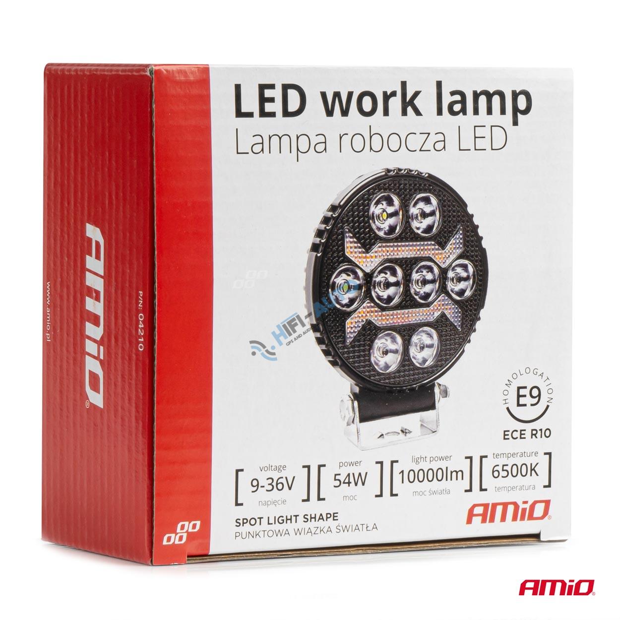 Pracovné LED svetlo AWL69 54W 6500K 10000lm 9-36V