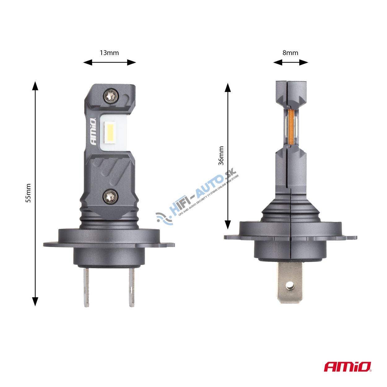 LED prestavbová sada Hybrid séria H7 H18 6000K Canbus 60W