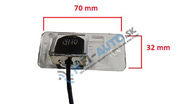 Cúvacia kamera Audi A3, A4, A6, A8, Q7 - verzia 3