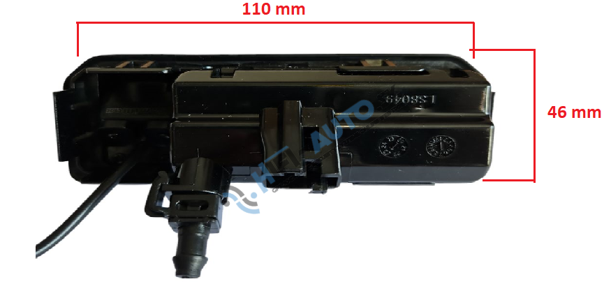 Cúvacia kamera Škoda Fabia, Rapid, Karoq, Kodiaq, Superb a Scala - zabudovaný ostrekovač kamery- v kľučke dverí