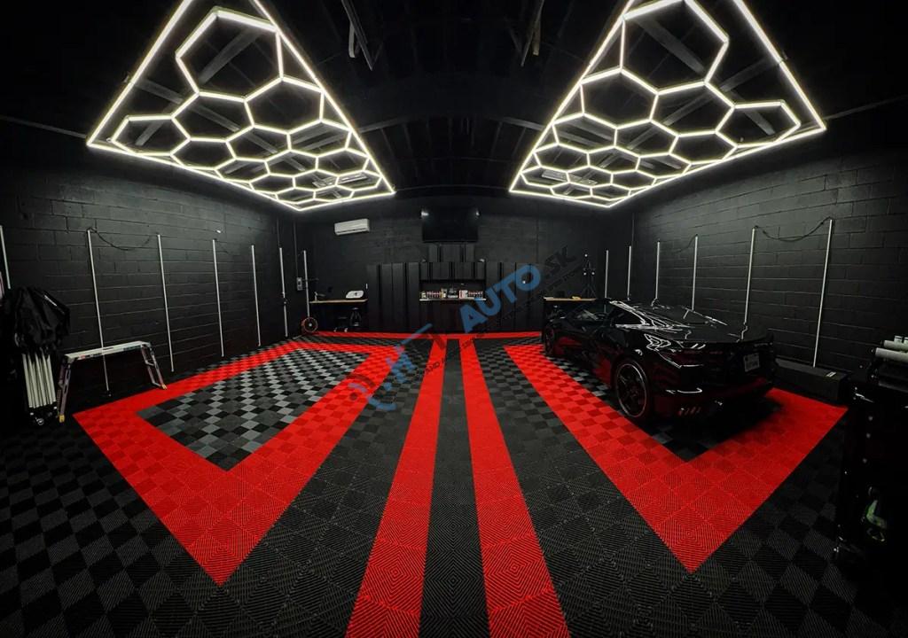 Modulárna PVC podlaha 610g - červená