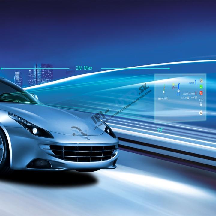HEAD UP DISPLEJ so zobrazením CarPlay + Android Auto, reflexná doska