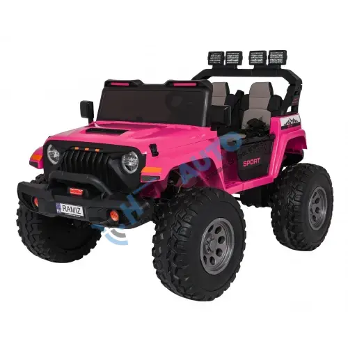 Extrémne športové vozidlo 4x4, ružová