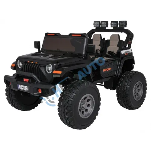 Extrémne športové vozidlo 4x4, variabilná veľkosť, čierna