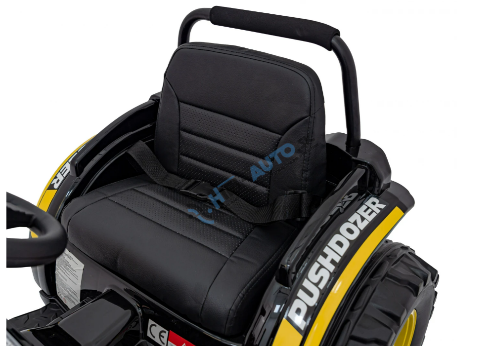 Detský bager na batérie, žltý