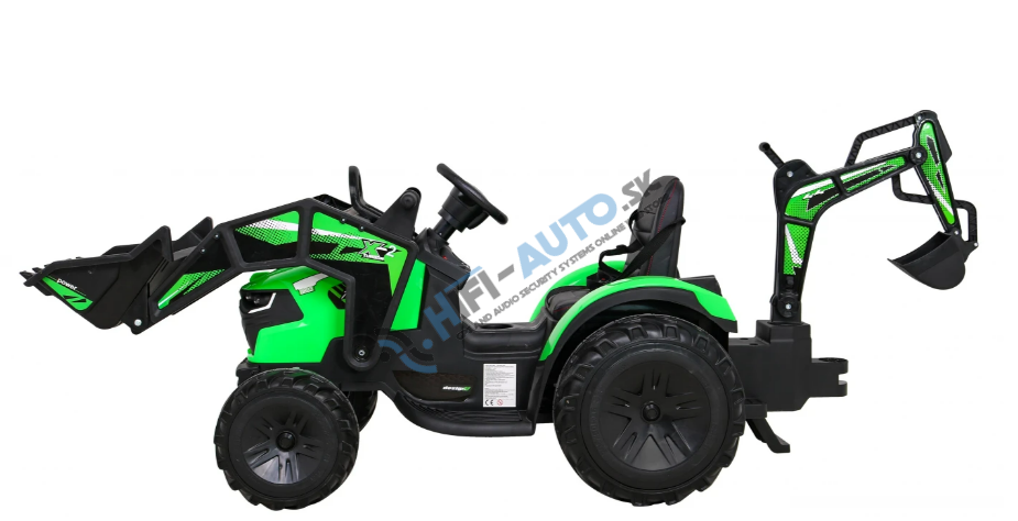 Elektrický traktor 720-T – zelený