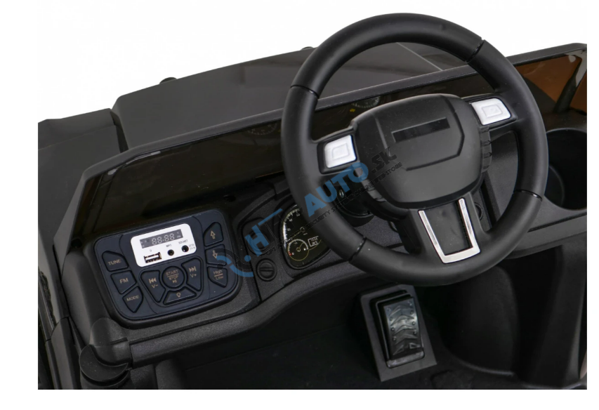 Elektrické autíčko - Farmer Pick-Up – čierne