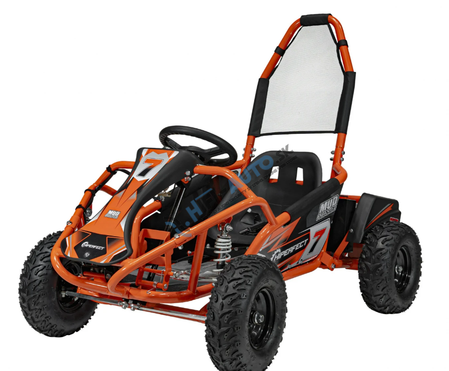 Elektrická bugina oranžová