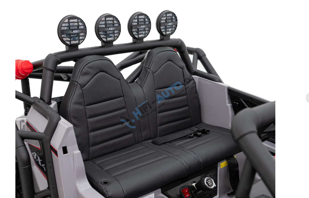 Elektrické autíčko Buggy Racing 2x200W šedé