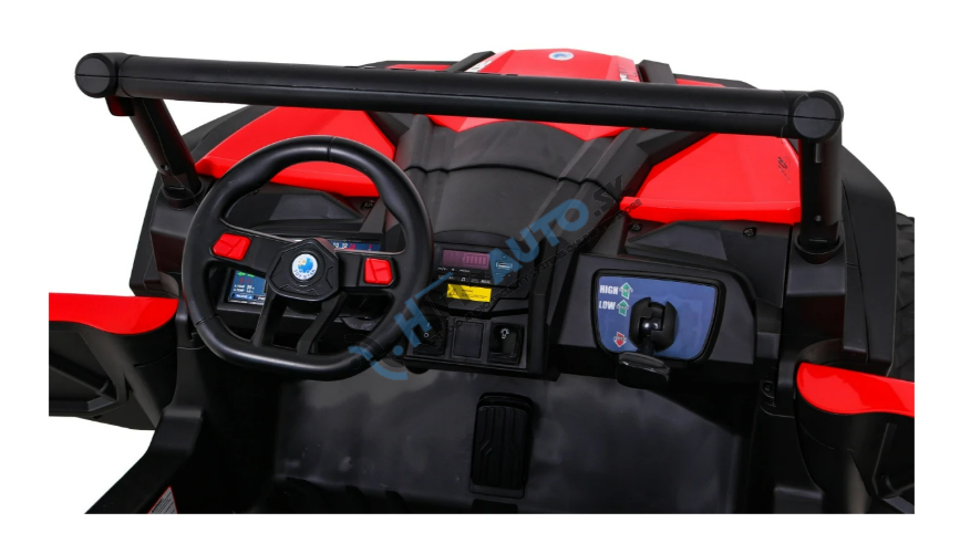 Elektrické autíčko Buggy UTV-MX 24V 4x4 červené