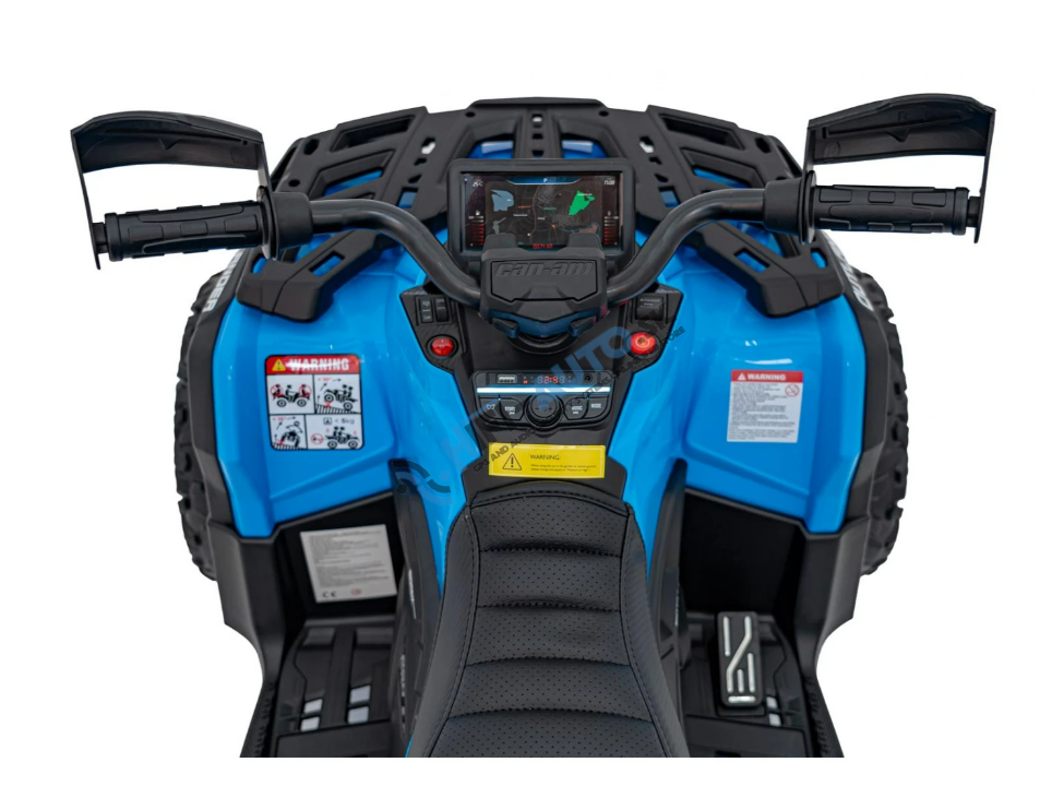 Detská elektrická štvorkolka Can-Am Outlander ATV 4x200W modrá