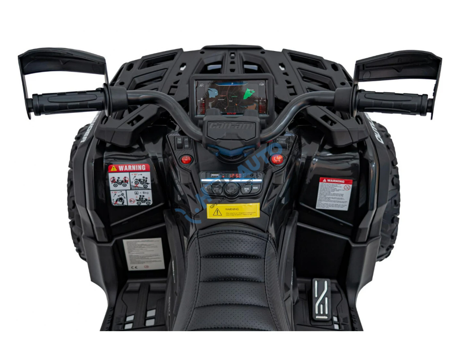Detská elektrická štvorkolka Can-Am Outlander ATV 4x200W čierna