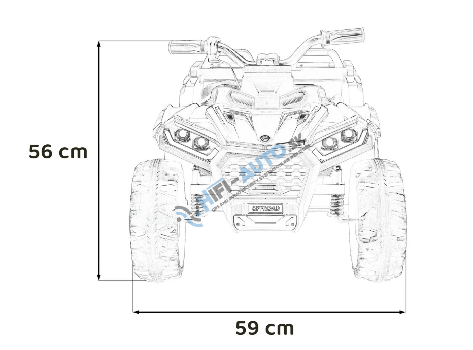 Detská elektrická štvorkolka Quad Sport TX ATV ružová